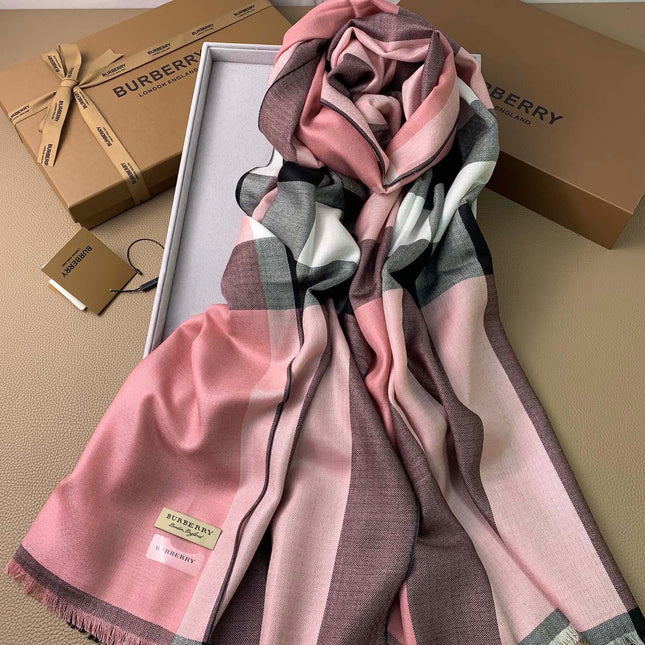 SCARF 200 CM IN ROSE PINK CASHMERE 394727