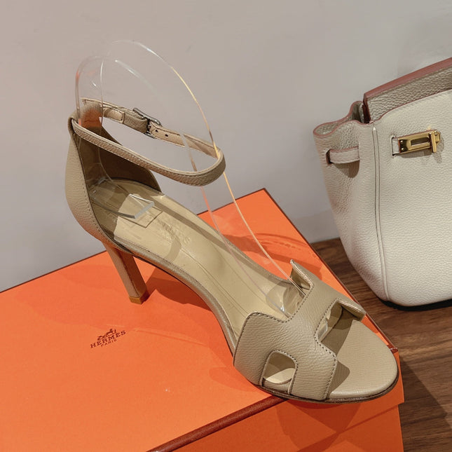 PREMIERE 105 SANDAL IN SAND BROWN CALFSKIN