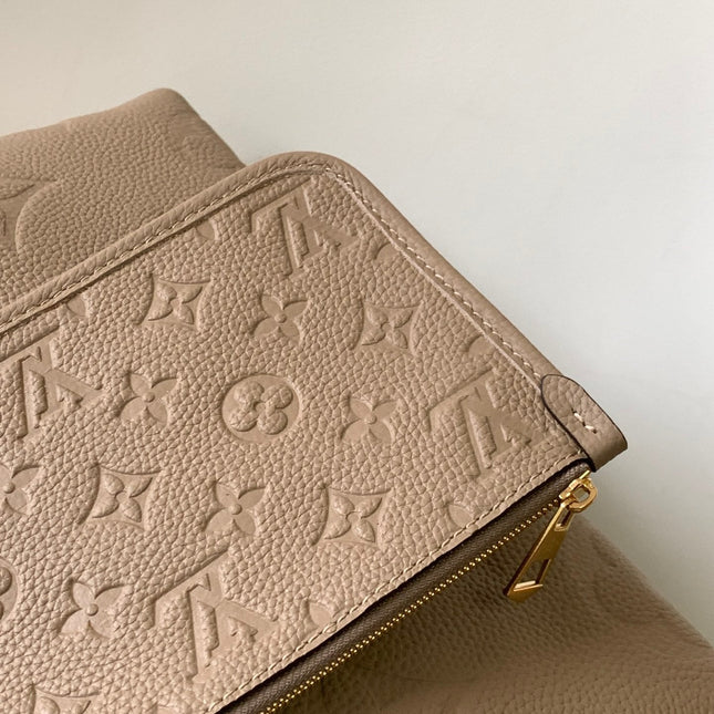 CARRYALL PM 29 BEIGE MONOGRAM GRAINED COWHIDE LEATHER