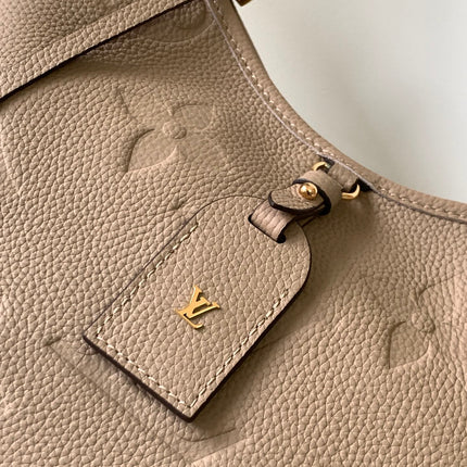 CARRYALL PM 29 BEIGE MONOGRAM GRAINED COWHIDE LEATHER