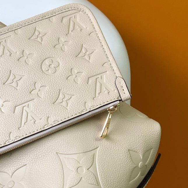 CARRYALL PM 29 WHITE MONOGRAM GRAINED COWHIDE LEATHER