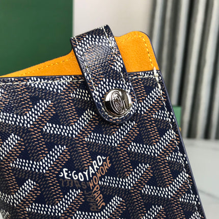 MONTMARTRE GM CASE 18 IN NAVY BLUE GOYARDINE CANVAS