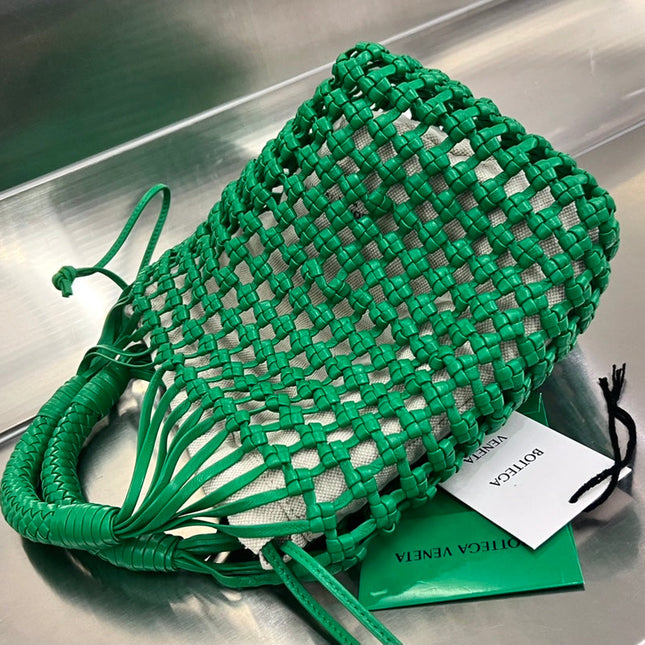 CAVALLINO 23 BAG IN GREEN LAMBSKIN