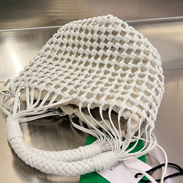 CAVALLINO 23 BAG IN WHITE LAMBSKIN