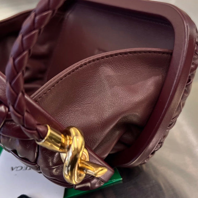 KNOT 20 IN BAROLO LAMBSKIN WITH CHAIN