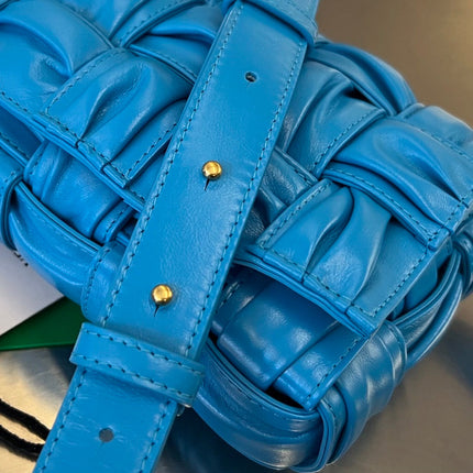 MINI CASSETTE 19 IN SKY BLUE SOFT LAMBSKIN
