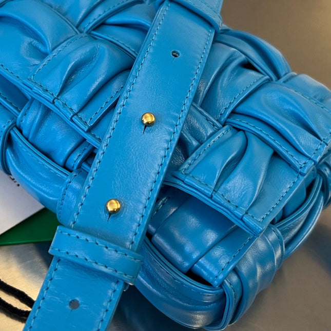 MINI CASSETTE 19 IN SKY BLUE SOFT LAMBSKIN