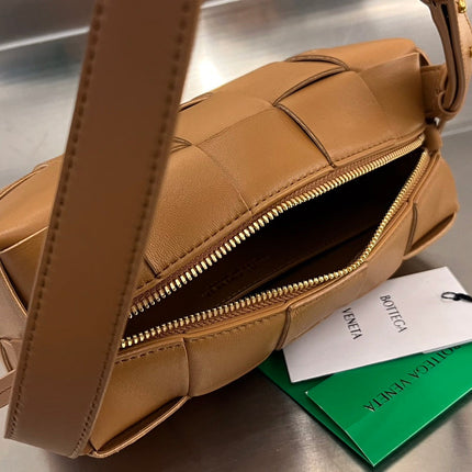 BRICK CASSETTE 28 IN BRONZE BROWN CALFSKIN