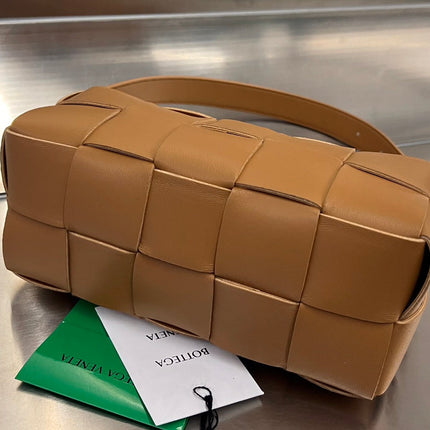 BRICK CASSETTE 28 IN BRONZE BROWN CALFSKIN