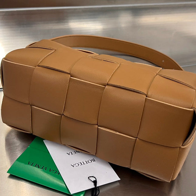 BRICK CASSETTE 28 IN BRONZE BROWN CALFSKIN