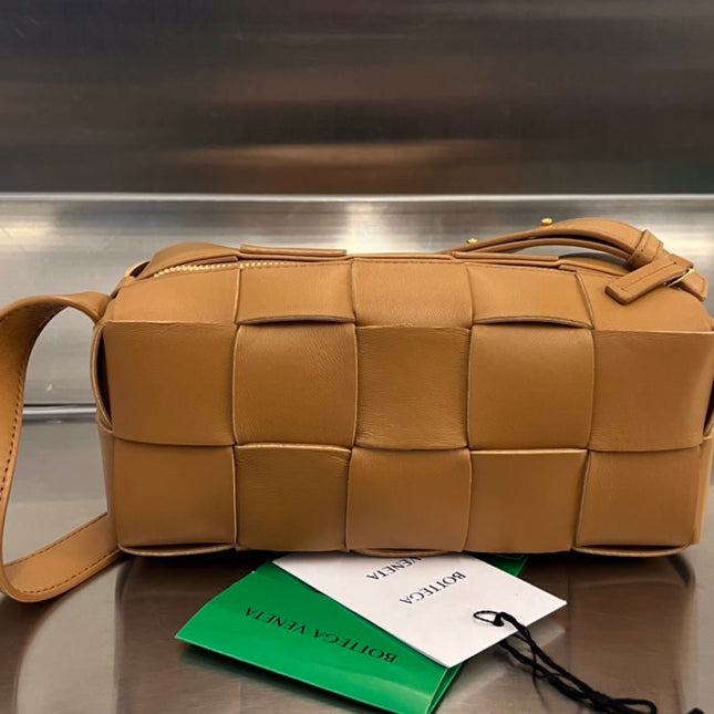 BRICK CASSETTE 28 IN BRONZE BROWN CALFSKIN