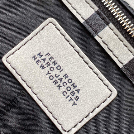 Fend Roma & Marc Jacobs 27 Bag Black White Leather Shw