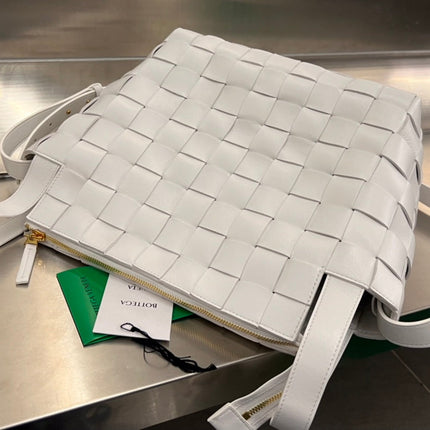 MEDIUM 28 CASSETTE WHITE LAMBSKIN