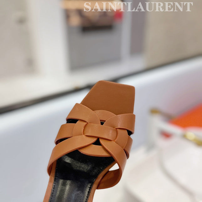 SL TRIBUTE MULES COPPER CALFSKIN