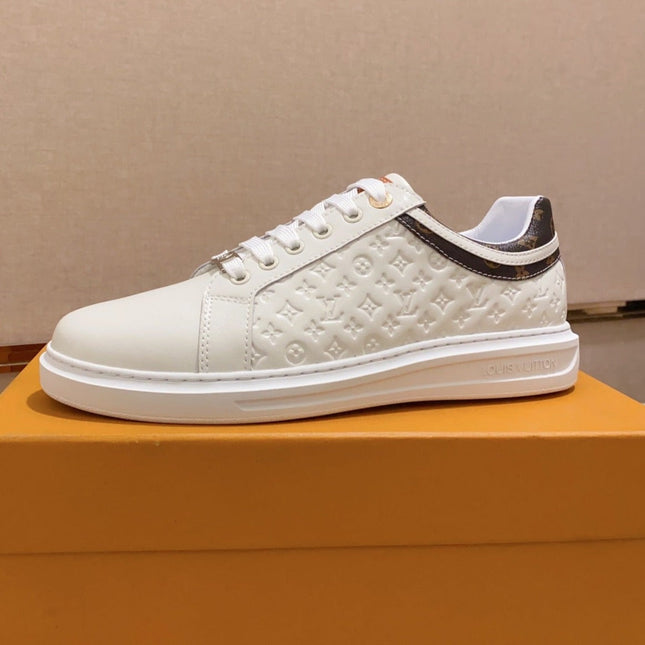 LV RIVOLI SNEAKER WHITE MINI MONOGRAM-EMBOSSED CALFSKIN