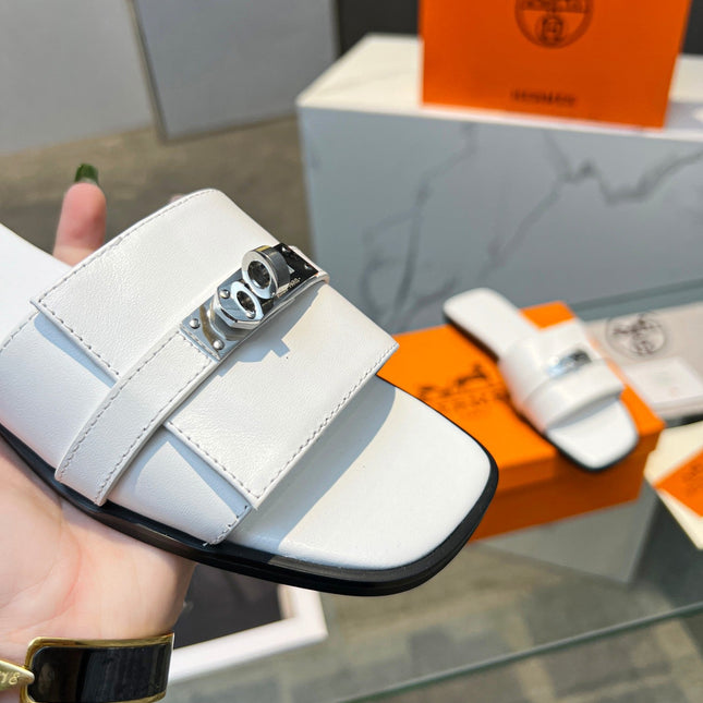 Giulia Sandal White Calfskin