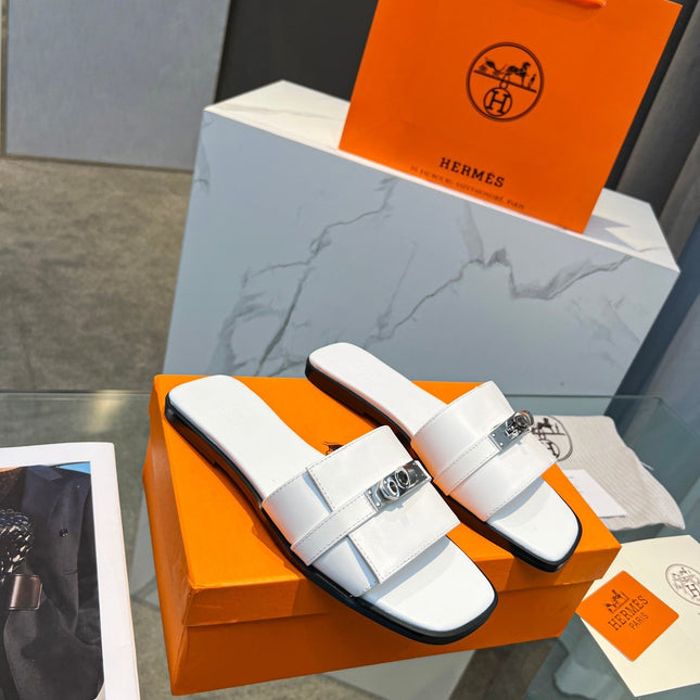 Giulia Sandal White Calfskin