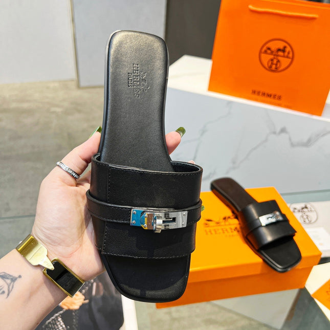 Giulia Sandal Black Calfskin