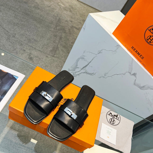 Giulia Sandal Black Calfskin