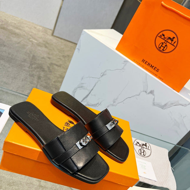 Giulia Sandal Black Calfskin
