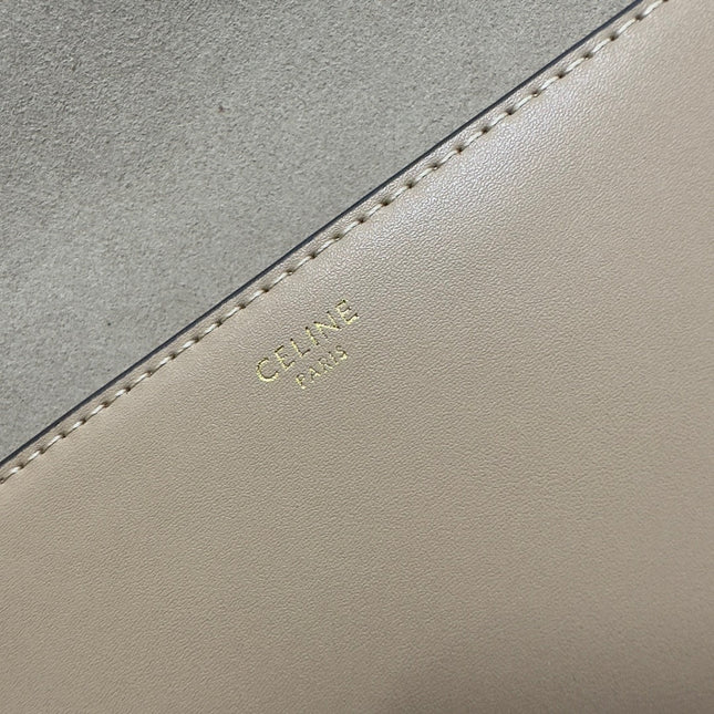 BESACE TRIPHOME 23 BEIGE CREAM CALFSKIN