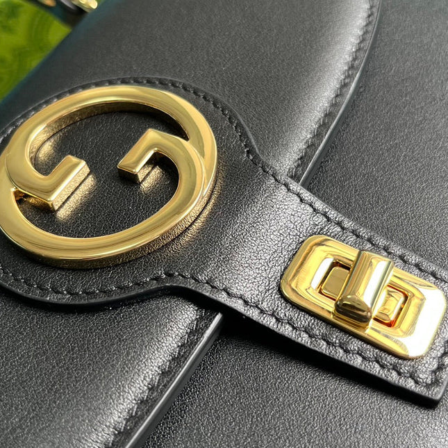 BLONDIE 23 TOP-HANDLE BAG BLACK CALFSKIN