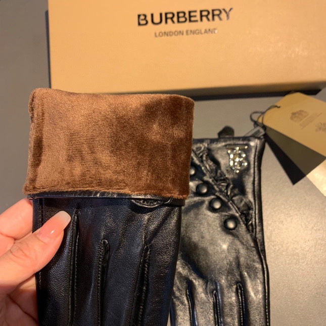 GLOVES IN BLACK LAMBSKIN 753286