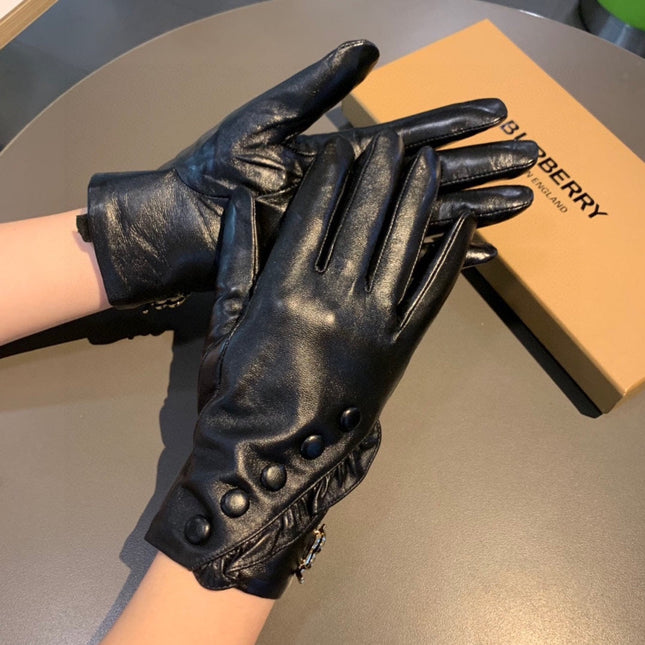 GLOVES IN BLACK LAMBSKIN 753286