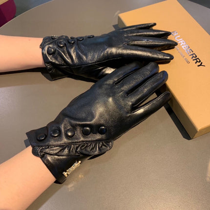 GLOVES IN BLACK LAMBSKIN 753286