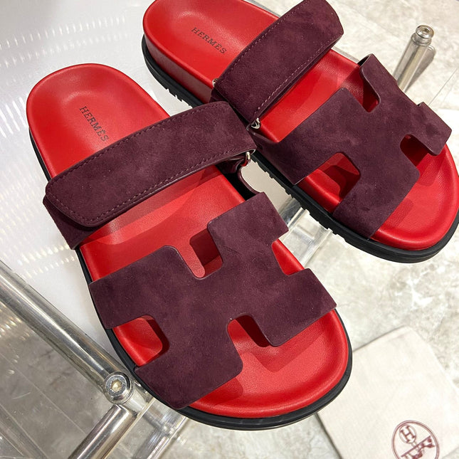 CHYPRE SANDAL CHERRY MIX JAM SUEDE