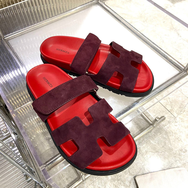 CHYPRE SANDAL CHERRY MIX JAM SUEDE