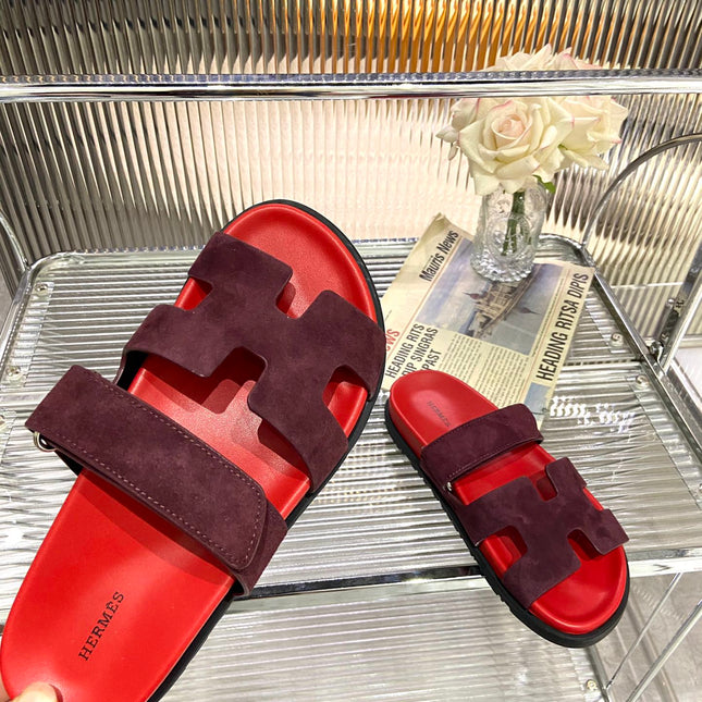 CHYPRE SANDAL CHERRY MIX JAM SUEDE