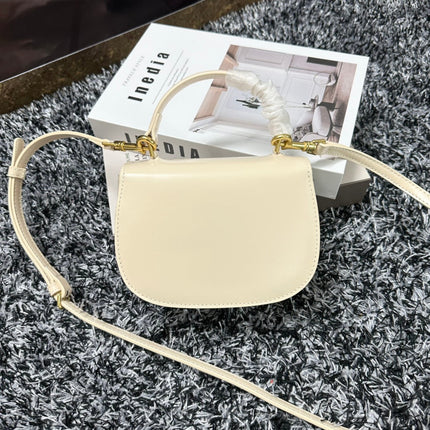 BESACE TRIPHOME 17 CALFSKIN WHITE