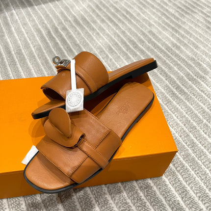 GABRIEL SANDAL CARAMEL CALFSKIN