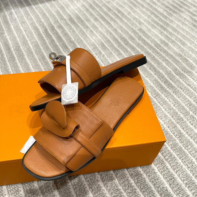 GABRIEL SANDAL CARAMEL CALFSKIN