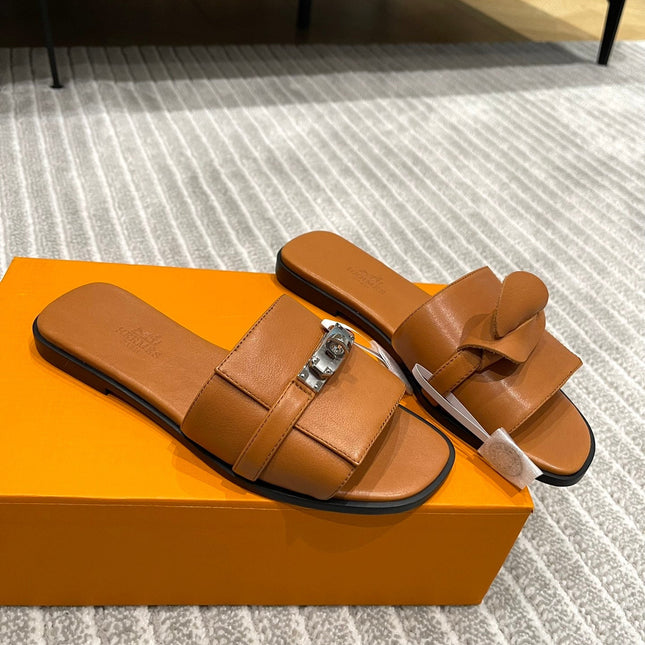GABRIEL SANDAL CARAMEL CALFSKIN