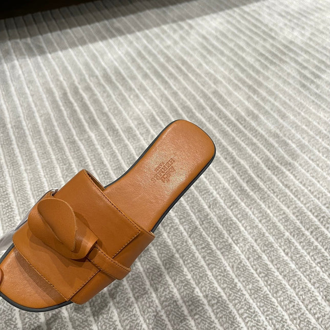 GABRIEL SANDAL CARAMEL CALFSKIN