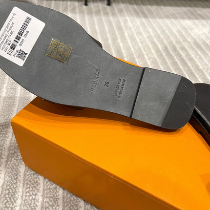 GABRIEL SANDAL BLACK CALFSKIN