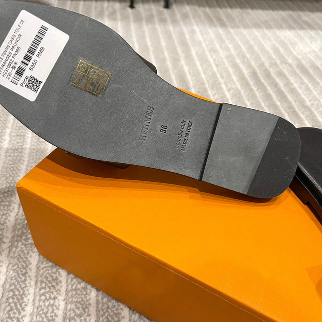 GABRIEL SANDAL BLACK CALFSKIN