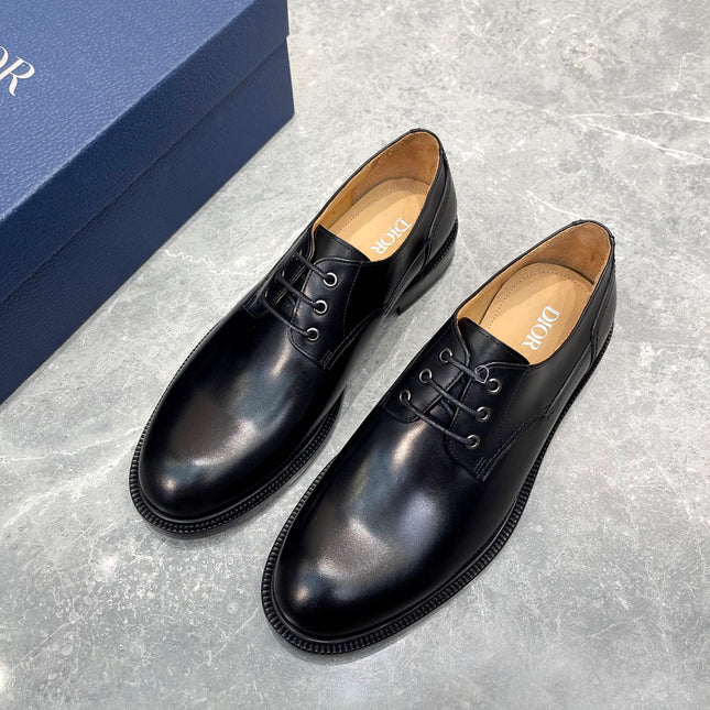 CD HOMME LOAFER BLACK CALFSKIN