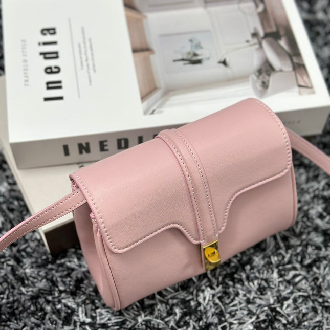 CLASSIC MINI 18 PINK PASTEL CALFSKIN