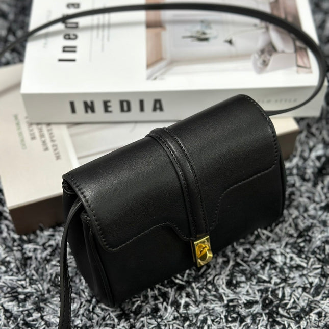 CLASSIC MINI 18 BLACK CALFSKIN