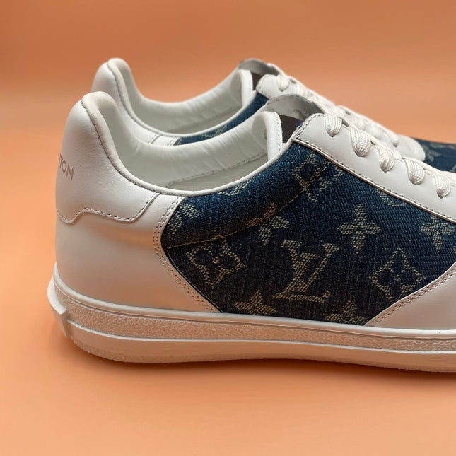 LV MONOGRAM DENIM BLUE SNEAKER
