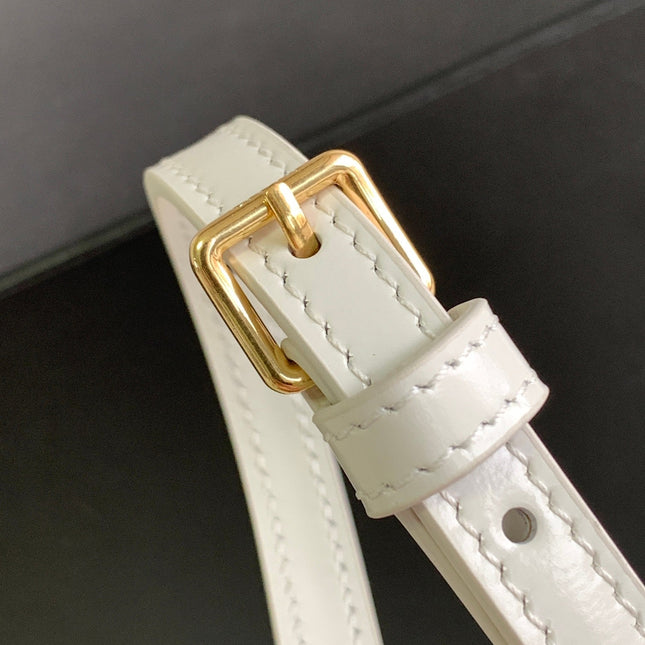 CROQUE 18 GLOSSY CALFSKIN WHITE