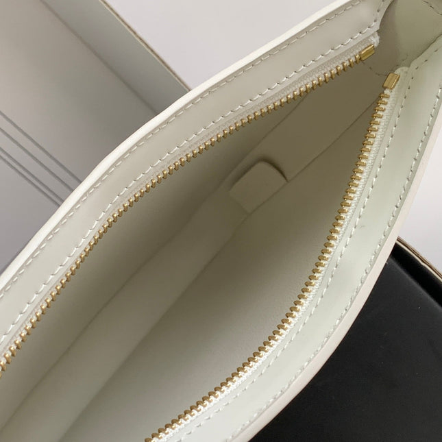 CROQUE 18 GLOSSY CALFSKIN WHITE