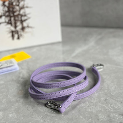 LOE MINI 18 PUZZLE BAG IN LIGHT PURPLE CALFSKIN