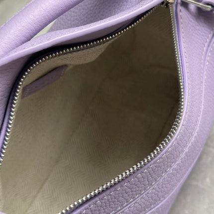 LOE MINI 18 PUZZLE BAG IN LIGHT PURPLE CALFSKIN