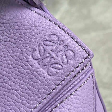 LOE MINI 18 PUZZLE BAG IN LIGHT PURPLE CALFSKIN