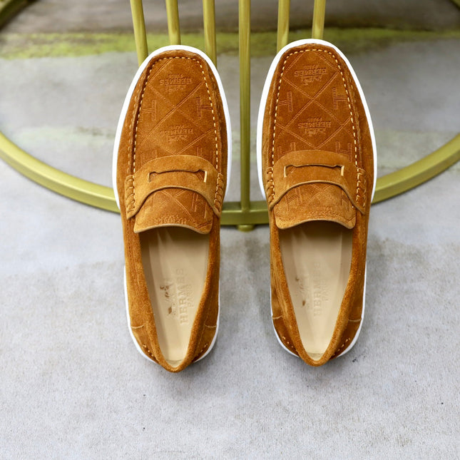 HM GUILLAUME LOAFER BRONZE SUEDE