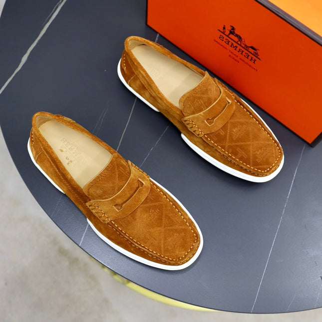 HM GUILLAUME LOAFER BRONZE SUEDE